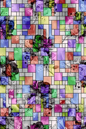 格子印花华亿平台图片