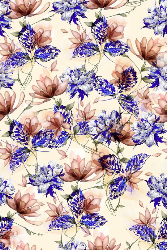 复古印花华亿平台图片