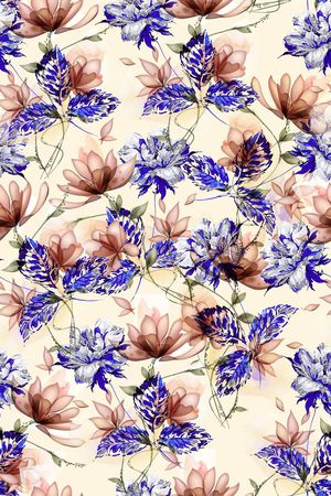 复古印花华亿平台图片