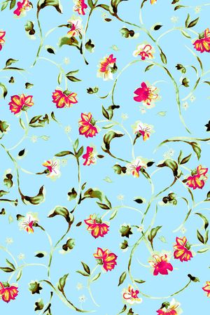 花朵印花华亿平台图片