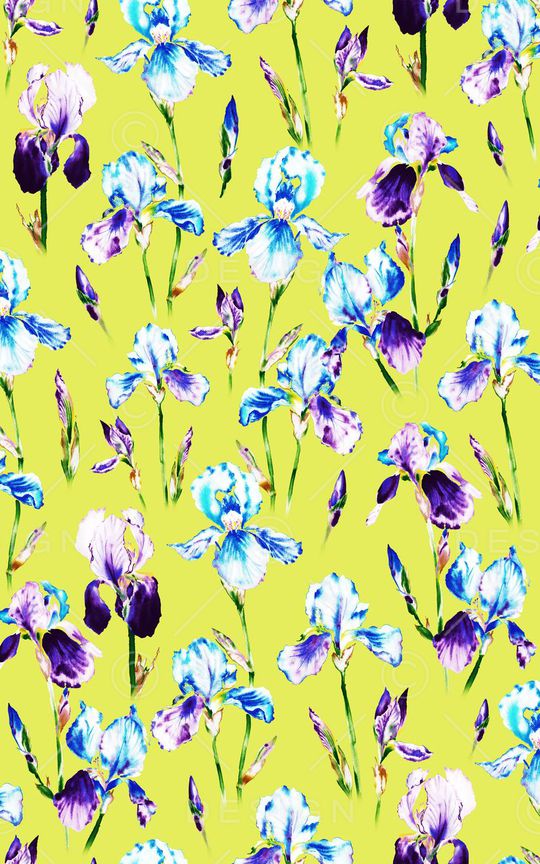 水仙花印花华亿平台图片