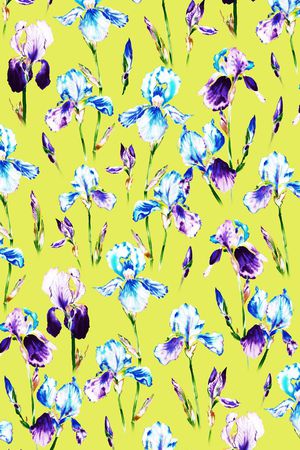 水仙花印花华亿平台图片