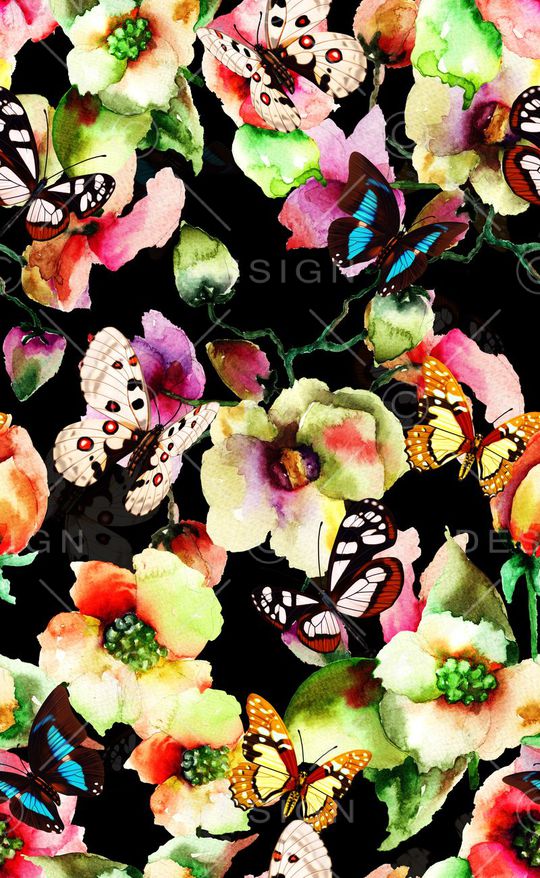 乱花印花华亿平台图片