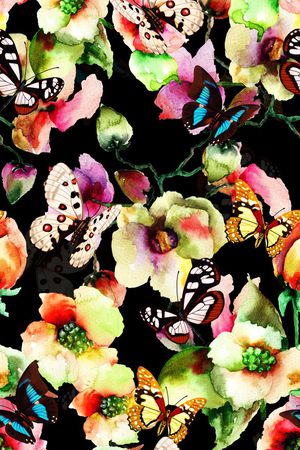 乱花印花华亿平台图片