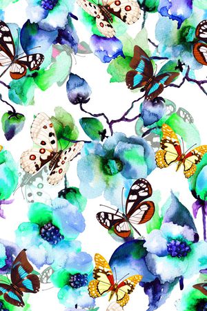 乱花印花华亿平台图片