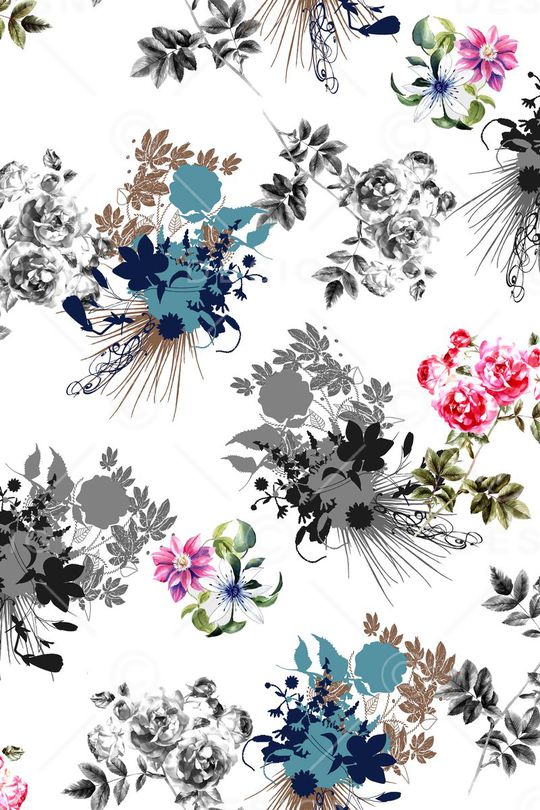 小碎花印花华亿平台图片