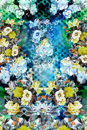 围巾华亿平台印花华亿平台图片