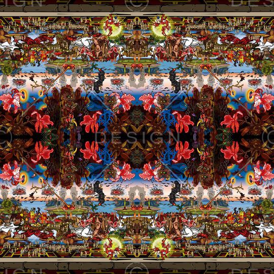 满版印花华亿平台图片