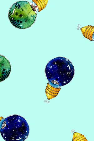 灯泡印花华亿平台图片