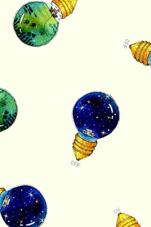 灯泡印花华亿平台图片