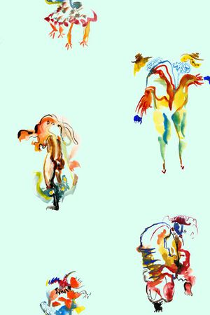 笔刷印花华亿平台图片