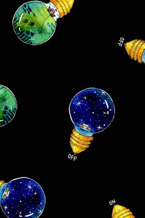 灯泡印花华亿平台图片