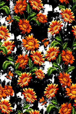 抽象几何清爽梦幻艺术平底立体手绘满版最新高清数码蕾丝民族中国风绣花珠宝肌理时尚潮

流大牌复古欧美风水彩花卉印花华亿平台图片