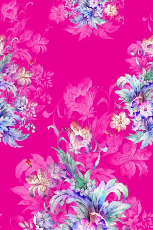 围巾华亿平台印花华亿平台图片