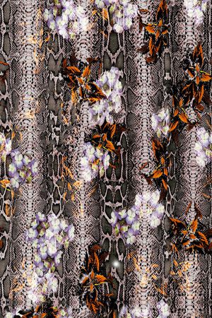 蛇纹印花华亿平台图片