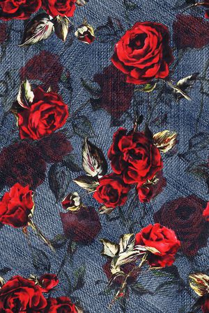 玫瑰印花华亿平台图片