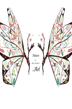 蝴蝶印花华亿平台图片