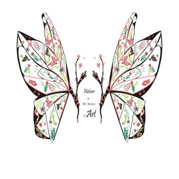 蝴蝶印花华亿平台图片