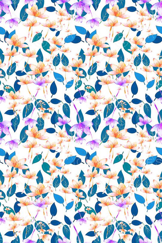 植物花卉印花华亿平台图片