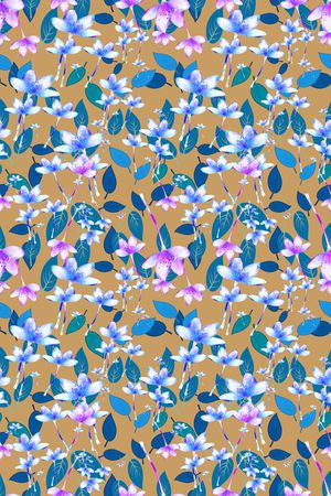 植物花卉印花华亿平台图片