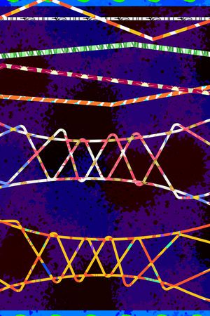 摩登时尚印花华亿平台图片