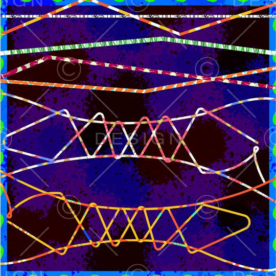 摩登时尚印花华亿平台图片