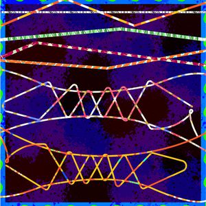 摩登时尚印花华亿平台图片