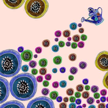 圆点印花华亿平台图片