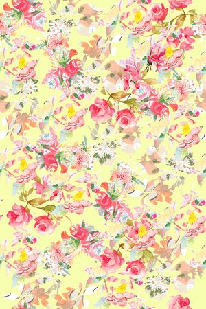 碎花印花华亿平台图片