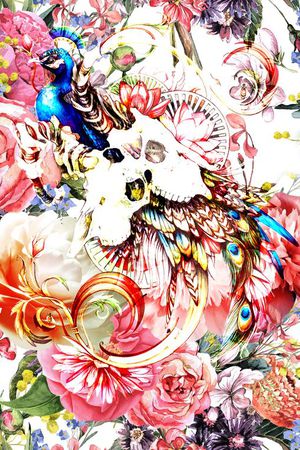 孔雀印花华亿平台图片