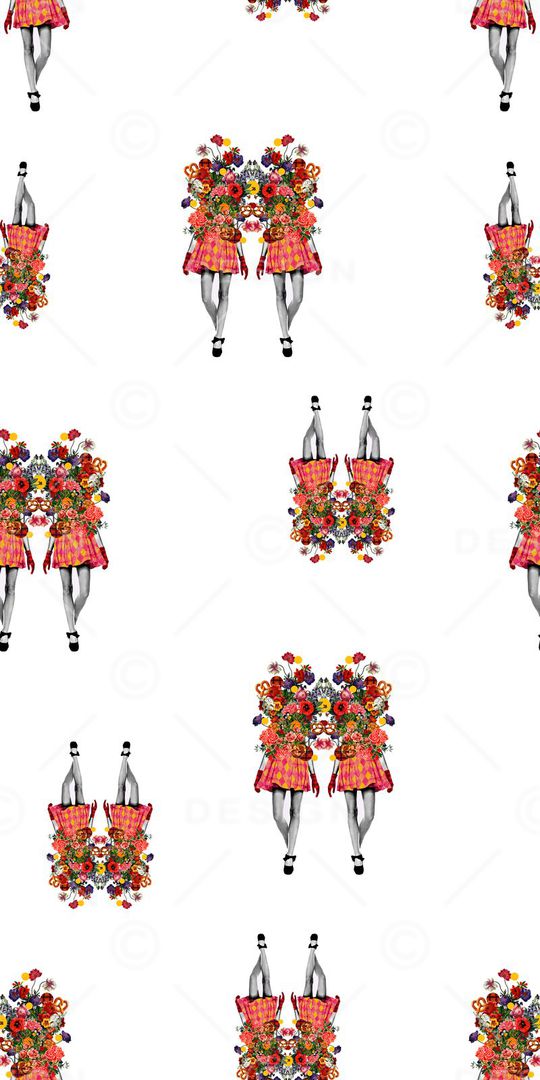 抽象印花华亿平台图片