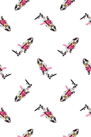 抽象印花华亿平台图片