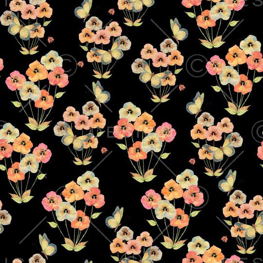 蝴蝶兰印花华亿平台图片