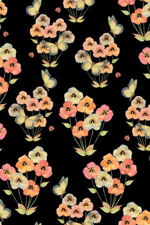 蝴蝶兰印花华亿平台图片