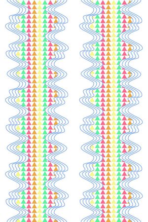 三角形印花华亿平台图片