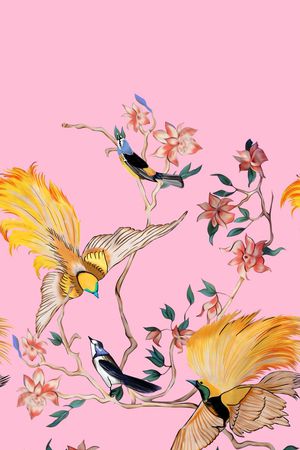 中国风印花华亿平台图片