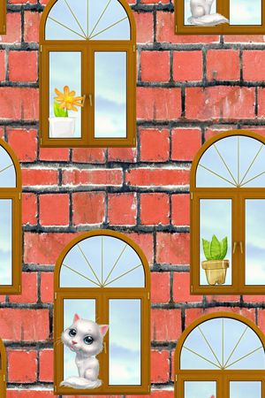 砖墙印花华亿平台图片