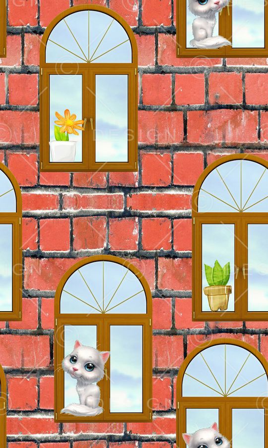 砖墙印花华亿平台图片