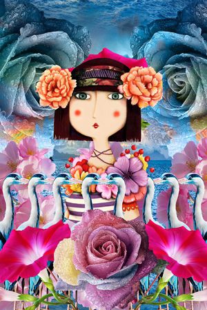 MAX-女装花卉印花华亿平台图片