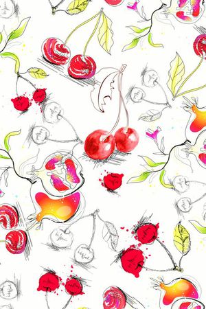 樱桃印花华亿平台图片