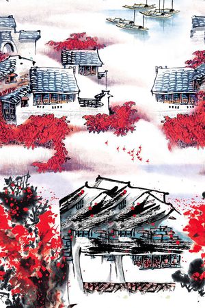 中国风印花华亿平台图片