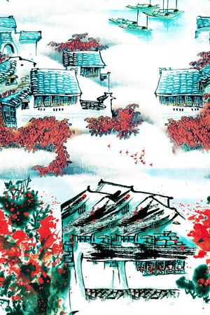 中国风印花华亿平台图片