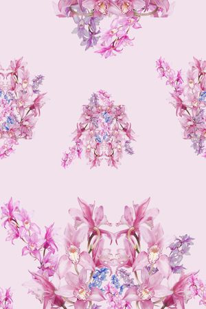 兰花印花华亿平台图片