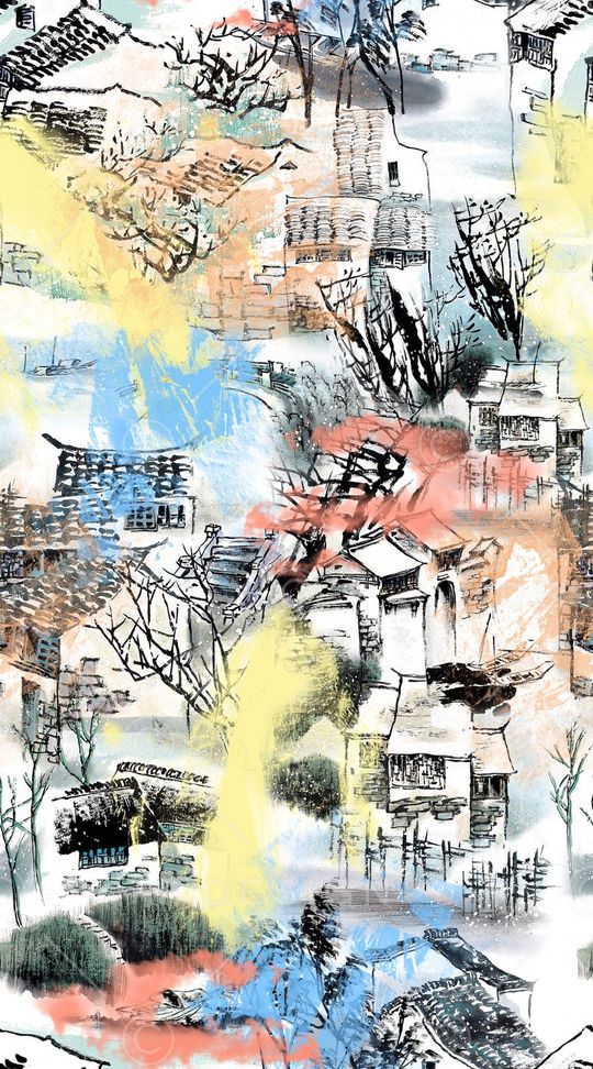 风景印花华亿平台图片