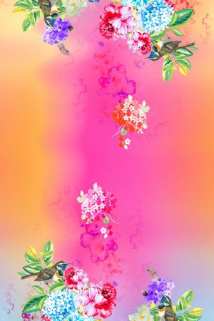 围巾华亿平台印花华亿平台图片