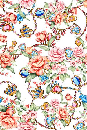 连衣裙印花华亿平台图片