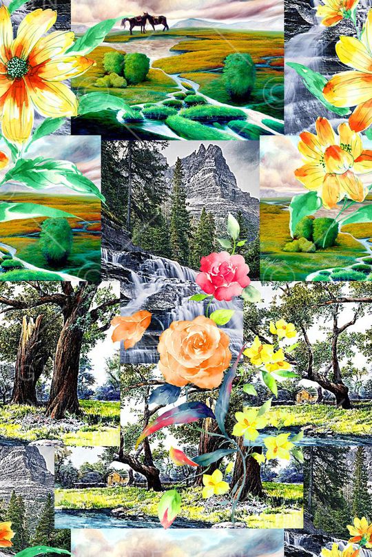 时尚潮流设计大牌中国风印花印花华亿平台图片