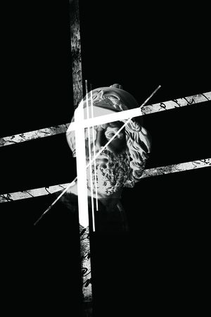 黑白印花华亿平台图片