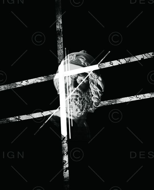 黑白印花华亿平台图片