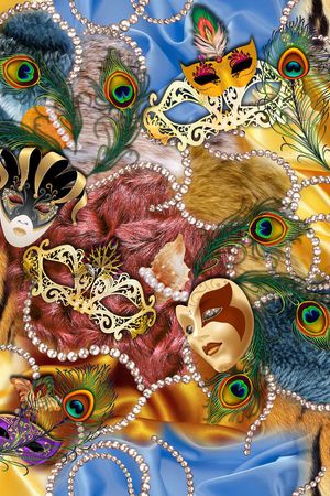 此华亿平台为1/2跳接印花华亿平台图片